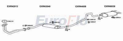 Układ wydechowy EUROFLO RNESP206004B