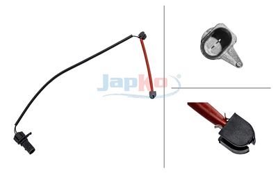 предупредителен контактен сензор, износване на накладките JAPKO BPW-185