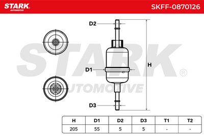 горивен филтър STARK SKFF-0870126