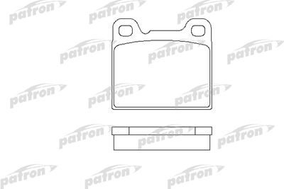 Комплект тормозных колодок, дисковый тормоз PATRON PBP704 для VOLVO 740