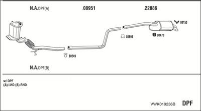 ABGASANLAGE WALKER VWK019236B