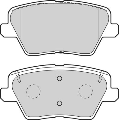 BREMSBELAGSATZ SCHEIBENBREMSE VALEO 302740 1