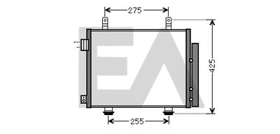 EACLIMA 30C69001 Радиатор кондиционера  для SUZUKI ALTO (Сузуки Алто)