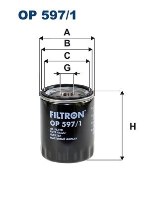 Oil Filter OP 597/1