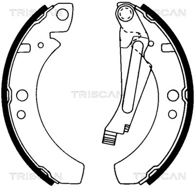 Комплект тормозных колодок TRISCAN 8100 29266 для VW SCIROCCO