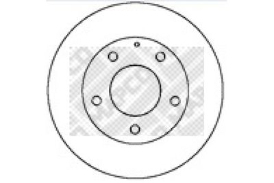 MAPCO 15285 Тормозные диски  для MAZDA MPV (Мазда Мпв)