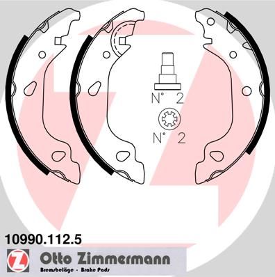 ZIMMERMANN Remschoenset (10990.112.5)