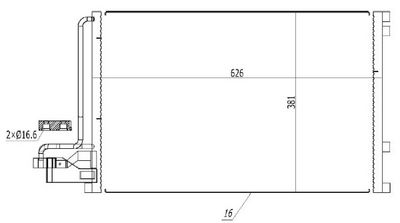 KONDENSATOR KLIMAANLAGE