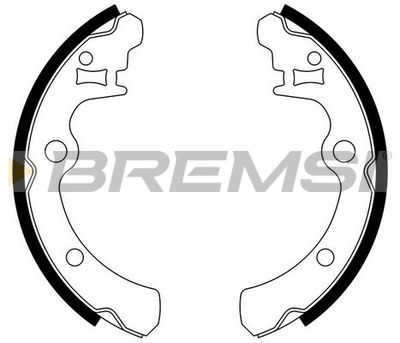 Комплект тормозных колодок BREMSI GF0883 для SUBARU LEONE