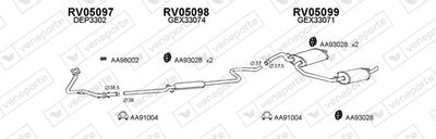 SISTEM DE ESAPAMENT VENEPORTE 050030