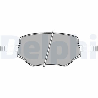 Brake Pad Set, disc brake LP1015