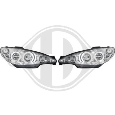 Комплект главных фар DIEDERICHS 4225581 для PEUGEOT 206