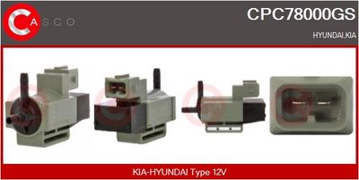 CONVERTOR PRESIUNE ESAPAMENT CASCO CPC78000GS