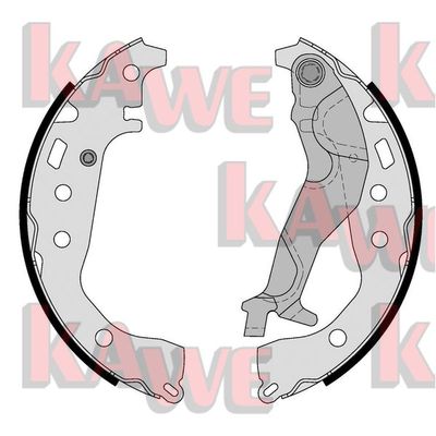 KAWE 01199 Ремкомплект барабанных колодок  для GREAT WALL  (Грейтвол Флорид)
