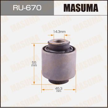 MASUMA RU-670 Сайлентблок рычага  для NISSAN PATHFINDER III (R51) 3.0 dCi