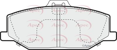 Brake Pad Set APEC PAD1123