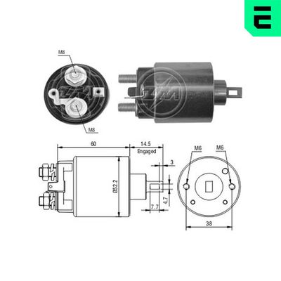 SOLENOID ELECTROMOTOR