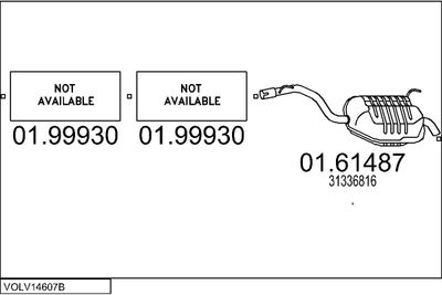 SISTEM DE ESAPAMENT MTS VOLV14607B010282