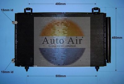 Condenser, air conditioning Auto Air Gloucester 16-9933