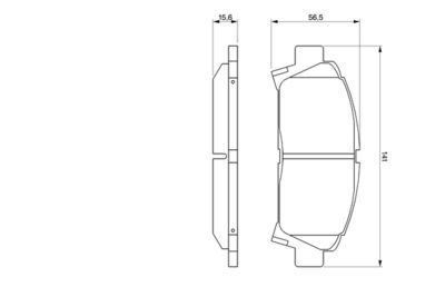 SET PLACUTE FRANA FRANA DISC BOSCH 0986424799 4