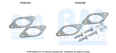 Монтажен комплект, изпускателна тръба BM Catalysts FK50079