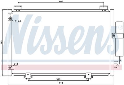 CONDENSATOR CLIMATIZARE NISSENS 94581 5