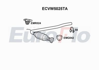 Katalizator EUROFLO 074131701CX