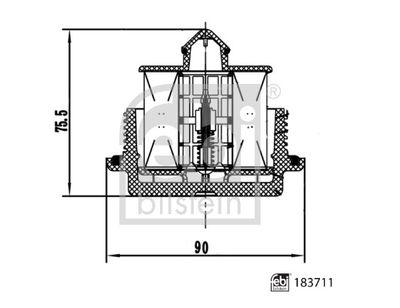 Комплект гидрофильтров, автоматическая коробка передач FEBI BILSTEIN 183711 для CHEVROLET TRAILBLAZER