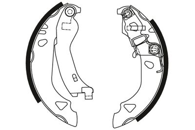 Brake Shoe Set GS8570