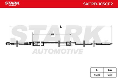 жило, ръчна спирачка STARK SKCPB-1050112
