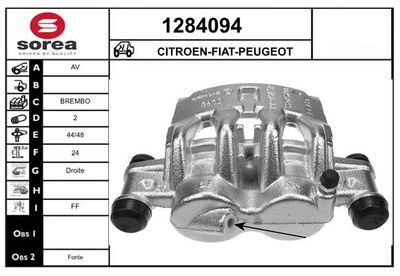 BREMSSATTEL SNRA 1284094
