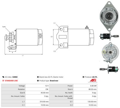 STARTER AS-PL S4060 4