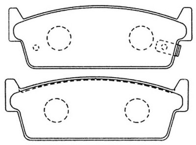 Комплект тормозных колодок, дисковый тормоз FIT FP0479 для INFINITI M30