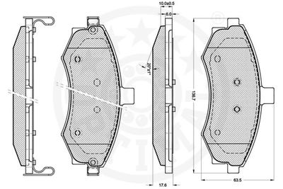 Brake Pad Set, disc brake 12219