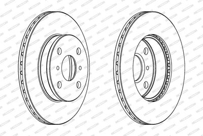 DISC FRANA FERODO DDF413 1