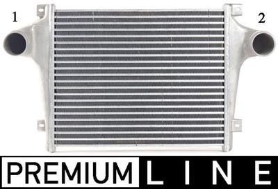 Intercooler, inlaatluchtkoeler - CI351000P - MAHLE