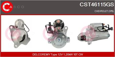 CASCO CST46115GS Стартер для OPEL ANTARA A (L07) 3.2 V6