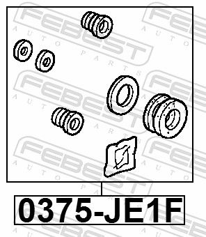 Repair Kit, brake caliper 0375-JE1F