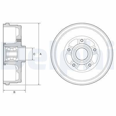 Brake Drum BFR611