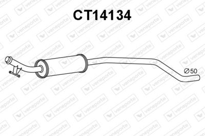 MITTELSCHALLDäMPFER VENEPORTE CT14134