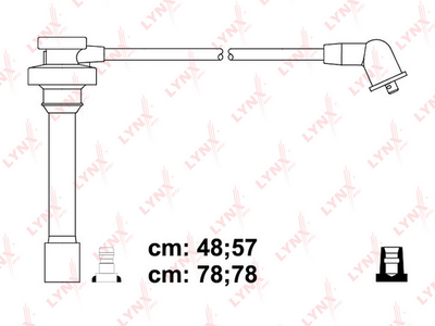 Комплект проводов зажигания LYNXauto SPC5507 для MITSUBISHI COLT