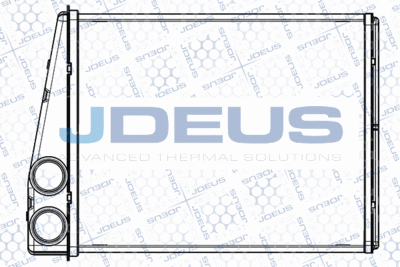Теплообменник, отопление салона JDEUS M-2171180 для MERCEDES-BENZ GL-CLASS