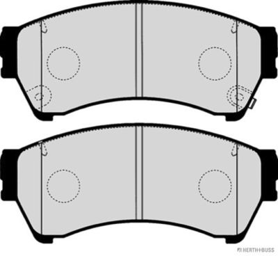 SET PLACUTE FRANA FRANA DISC Herth+Buss Jakoparts J3603069 1