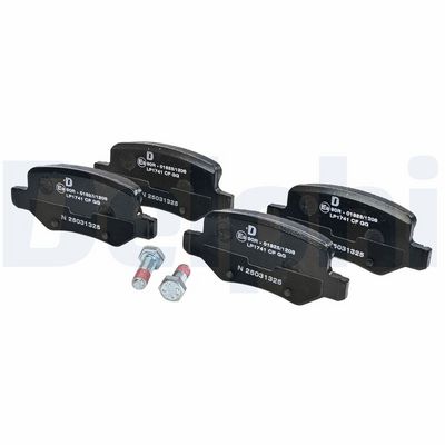 Remblokken set Achter , past: MERCEDES A (W168), A (W169), B SPORTS TOURER (W245), VANEO (414) 1.4-Electric 07.97-06.12