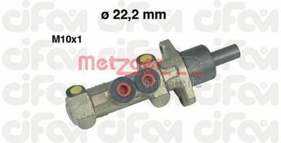 METZGER 202-227 Головний гальмівний циліндр 