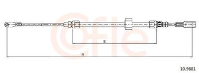 CABLU FRANA DE PARCARE
