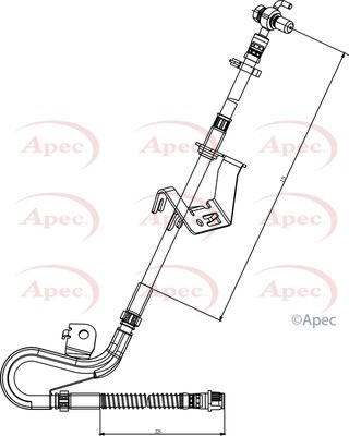 Brake Hose APEC HOS3839