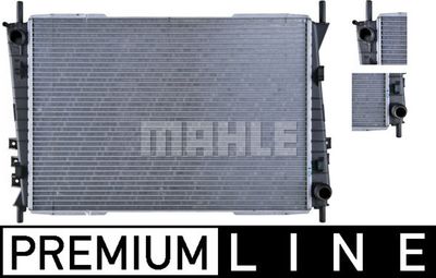 Радиатор, охлаждение двигателя MAHLE CR 1348 000P для JAGUAR X-TYPE
