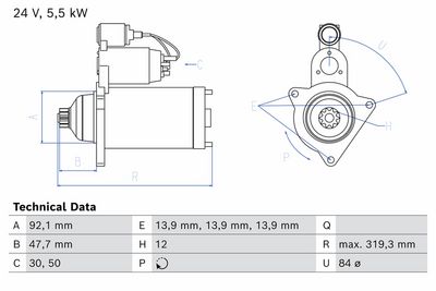 BOSCH Starteris