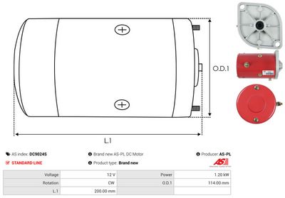 MOTOR ELECTRIC AS-PL DC9024S 3